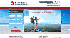 Desktop Screenshot of lets-travel.com